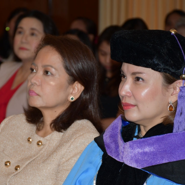 Hon. Charito Zamora (PRC Chairperson) & Dr. Fina Lopez (PDCP Executive Director)